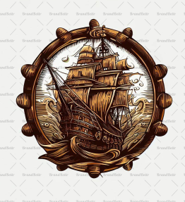 Antikes Piratenschiff